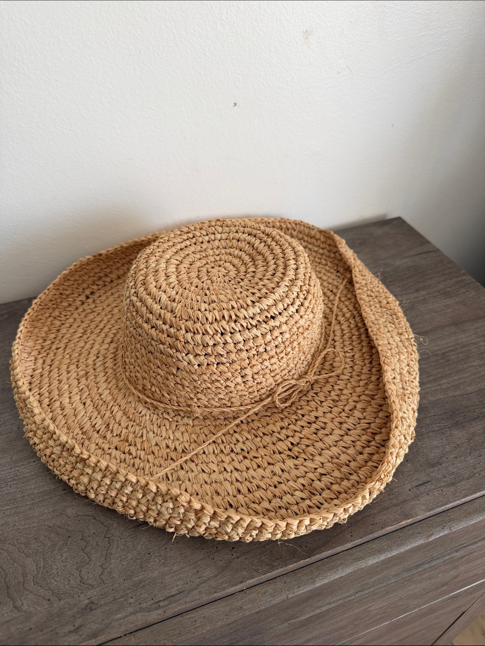 l*space Woven Straw Sun Hat in Natural Tan